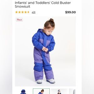 LL BEAN kids snowsuit